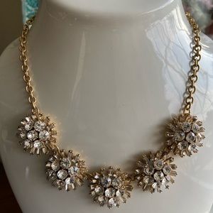 🔥 New JCrew Round Crystals Medallion Necklace